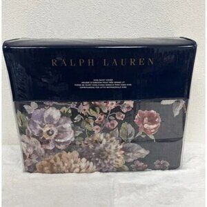 Ralph Lauren Elyse KING Duvet Eggplant New